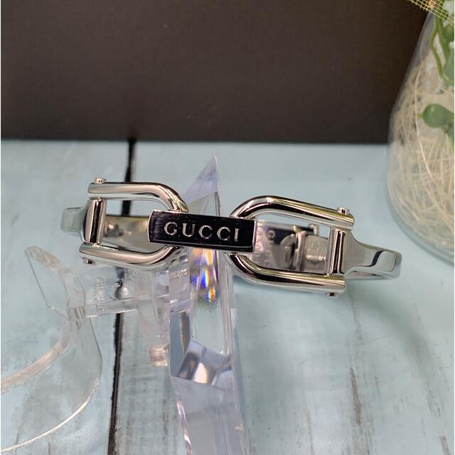 Gucci(グッチ)のGucci YA015562 ピンクパール GG柄 1Pダイヤ バングルウォッチ レディースのファッション小物(腕時計)の商品写真