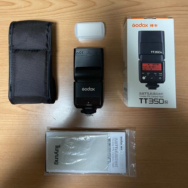 GODOX  ストロボ　フラッシュ　Nikon ニコン　TT350N スマホ/家電/カメラのカメラ(ストロボ/照明)の商品写真