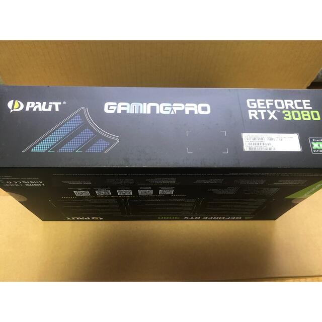 新品未開封 Palit RTX 3080 GamingPro 10GB 非LHR スマホ/家電/カメラのPC/タブレット(PCパーツ)の商品写真