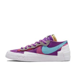 ナイキ(NIKE)のKAWS×sacai × Nike Blazer Low Purple Dusk(スニーカー)