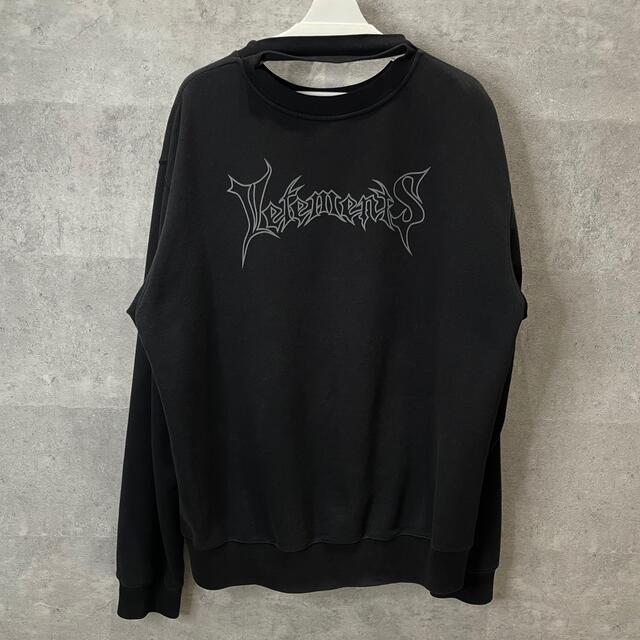 最大15%OFFクーポン VETEMENTS vetements 18aw パーカー メタルロゴ