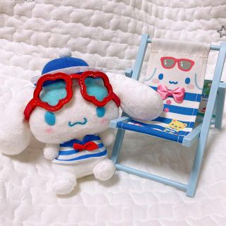 シナモロール(シナモロール)のシナモロール　マリンシリーズ　マスコットキーホルダー＆トロピカルチェアセット(キーホルダー)