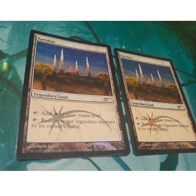 取扱店舗限定アイテム MTG Karakas カラカス foil 英語 2枚セット 専用 ...