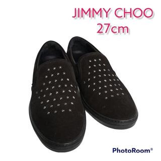 ジミーチュウ(JIMMY CHOO)のはい様専用 Jimmy Choo ジミーチュー スリッポン スエード ブラック(スリッポン/モカシン)