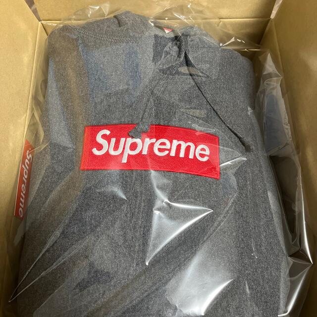 Box Logo Hooded Sweatshirt Charcoal Sサイズ