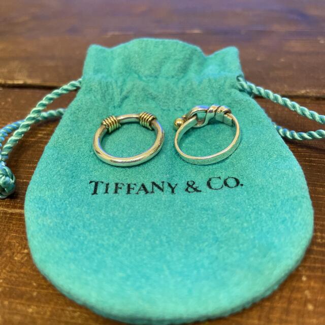Tiffany&Co. コンビ リング２点セット 7号 売上実績NO.1 15925円 www 