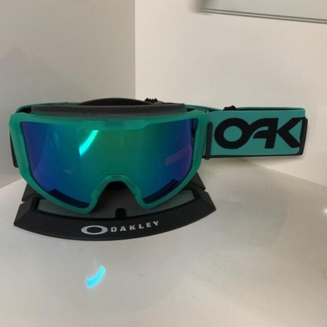 Oakley(オークリー)のOAKLEYオークリー【LINE MINER L】緑/黒FP限定 プリズムレンズ スポーツ/アウトドアのスノーボード(アクセサリー)の商品写真