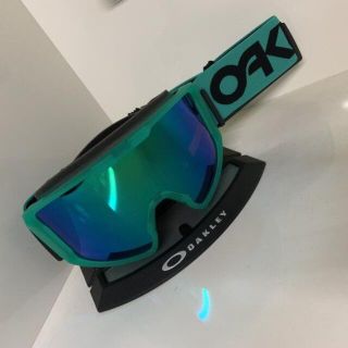 オークリー(Oakley)のOAKLEYオークリー【LINE MINER L】緑/黒FP限定 プリズムレンズ(アクセサリー)