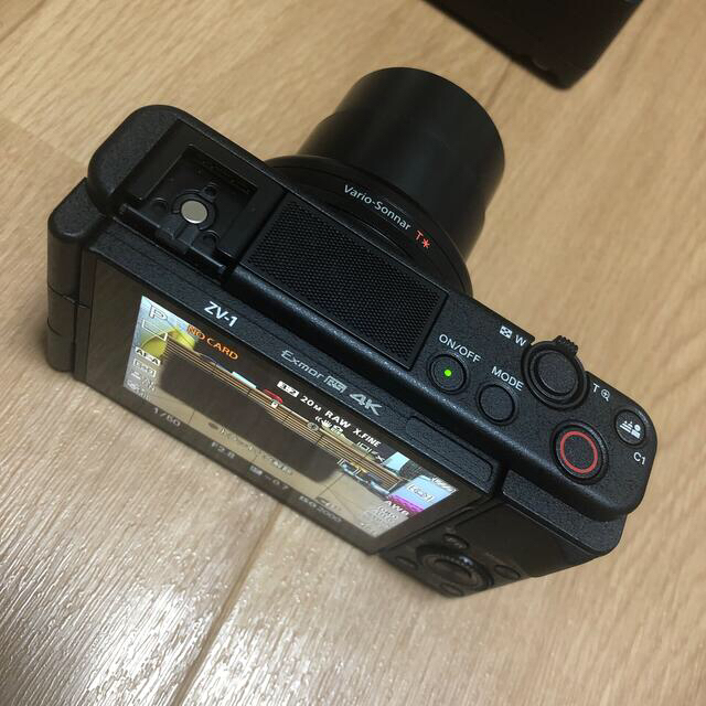 値下げV-LOG CAM ZV-1 シューティンググリップセット　SD64G付属