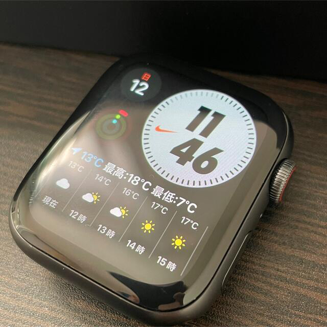 Apple Watch(アップルウォッチ)のApple Watch  series5 NIKE セルラー 44mm ブラック メンズの時計(腕時計(デジタル))の商品写真