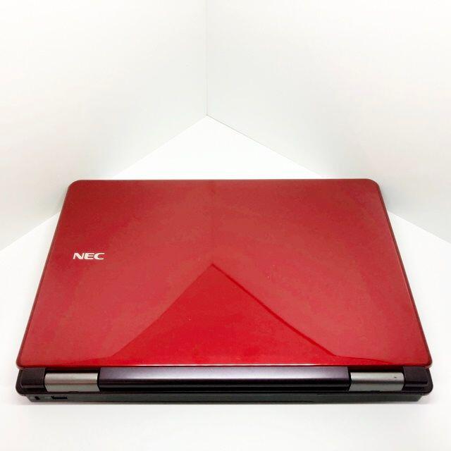 美品　SONY VAIO ノートパソコン レッド 赤 SSD128GB 設定済ノートPC