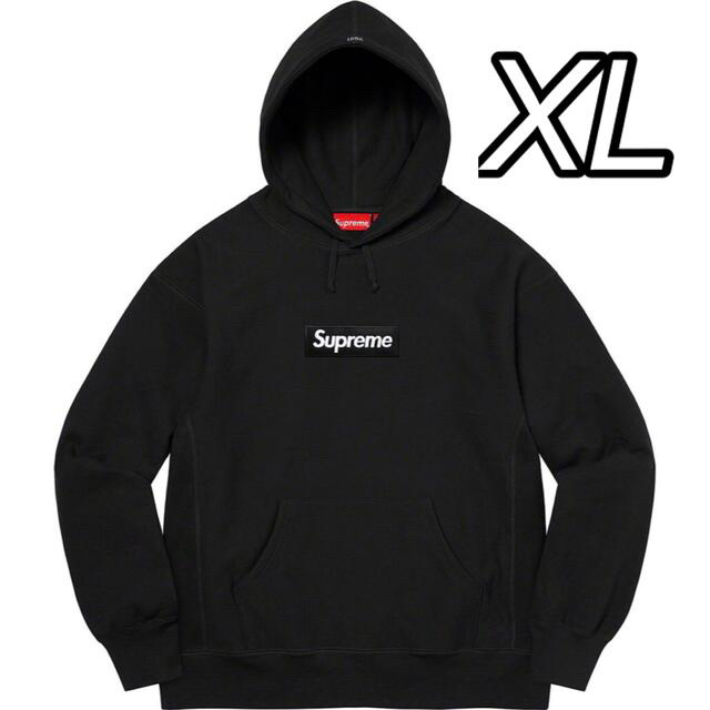 芸能人愛用 Supreme XLサイズ Sweatshirt Hooded Logo Box Supreme