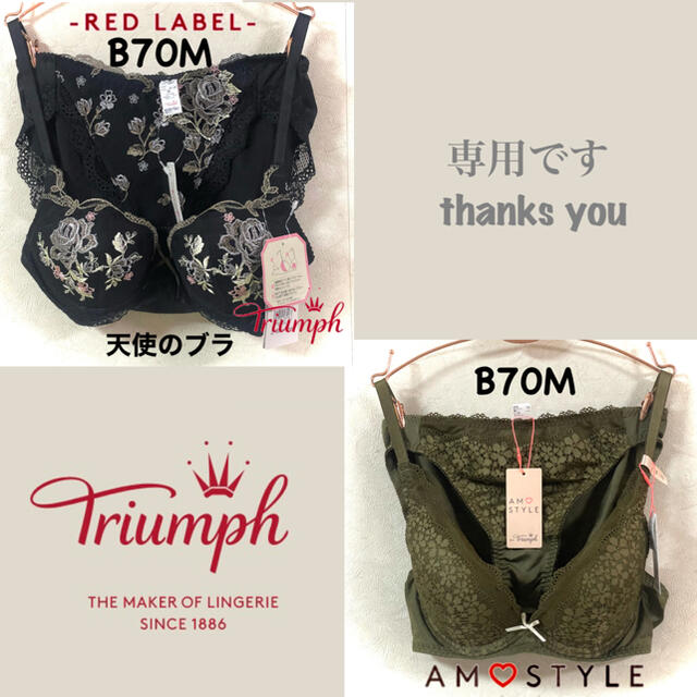 Triumph(トリンプ)のトリンプ レッドレーベル 天使のブラ 魔法のハリ感 B70M レディースのレディース その他(セット/コーデ)の商品写真