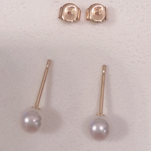 ミキモト Mikimoto ベビー ミニパール 真珠 18k 2Way ピアス