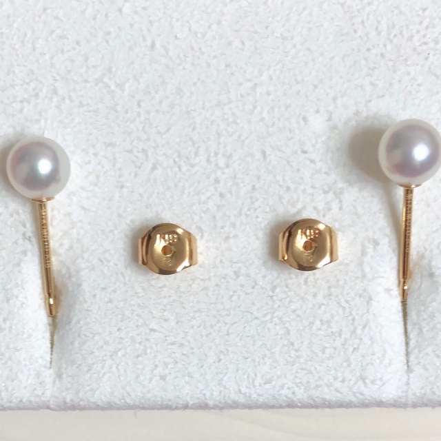 ミキモト Mikimoto ベビー ミニパール 真珠 18k 2Way ピアス