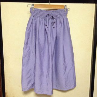 マジェスティックレゴン(MAJESTIC LEGON)のパステルカラー薄紫ロングスカート マキシ(ロングスカート)