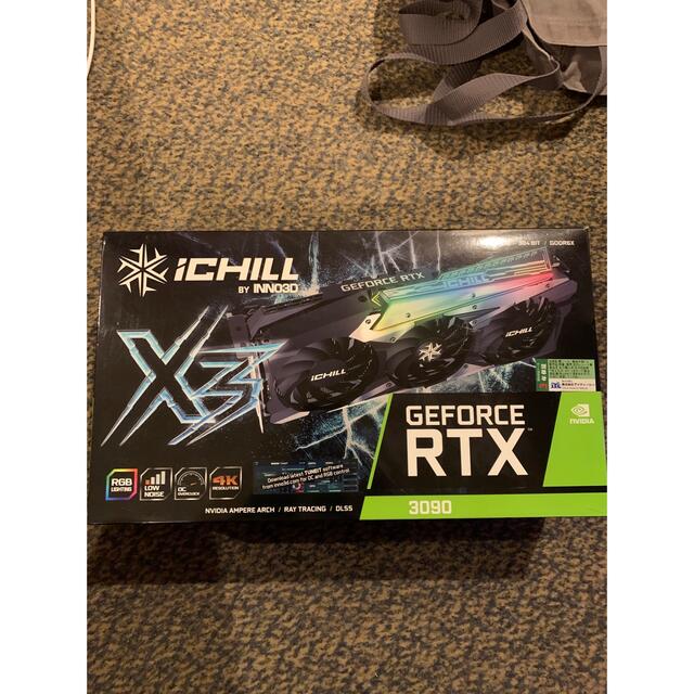 【3年保証】INNO3D GEFORCE RTX 3090 ICHILL X3スマホ/家電/カメラ