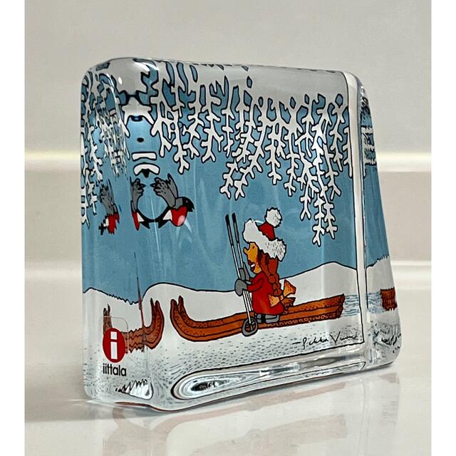 iittala(イッタラ)のiittala サンタ(クリスマス)ガラスカード "Tonttutyttö" インテリア/住まい/日用品のインテリア小物(置物)の商品写真