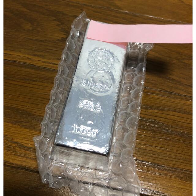 銀インゴット 1kg x 1  石福金属興業金属工芸