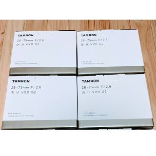 タムロン(TAMRON)の[新品送料無料]4台TAMRON 28-75mm F/2.8 Di III VX(レンズ(ズーム))