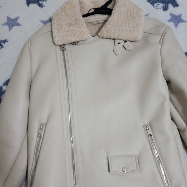 ZARA - ZARA ライダースジャケット ムートンコートの通販 by 販売