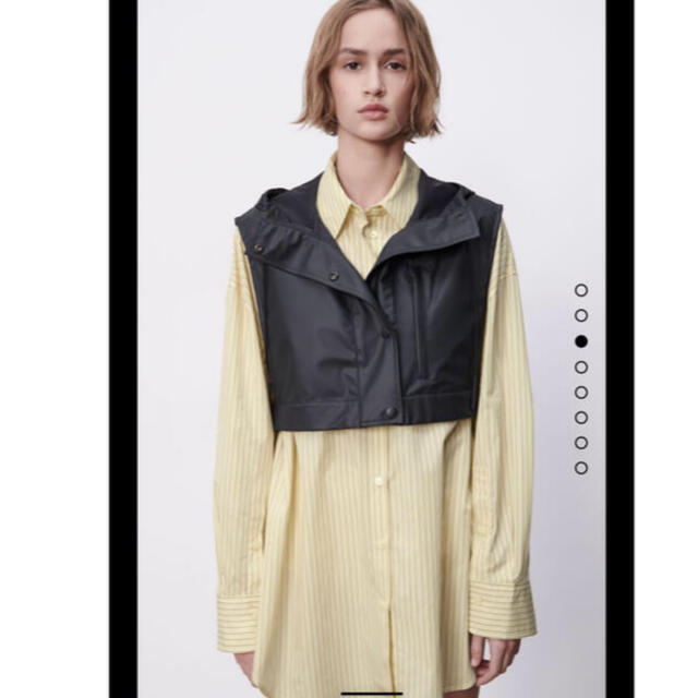 ZARA(ザラ)のZARA イエロー　ストライプシャツ レディースのトップス(シャツ/ブラウス(長袖/七分))の商品写真