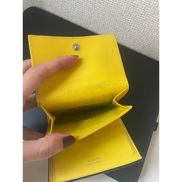 CELINE  箱付き　三つ折り財布　バイカラー