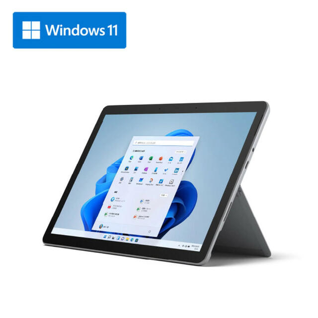 Microsoft(マイクロソフト)の【新品】Microsoft Surface Go3 プラチナ 8V6-00015 スマホ/家電/カメラのPC/タブレット(タブレット)の商品写真