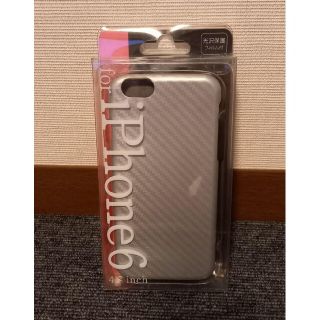 iPhone 6用ハードPCケースカーボン調柄シルバー JKCVPC-IP6SL(iPhoneケース)