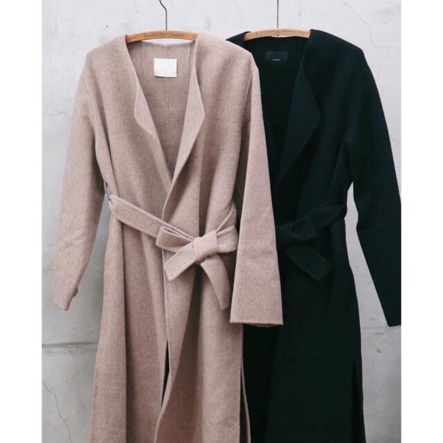 un bouquet ロングコート beige www.booknews.today