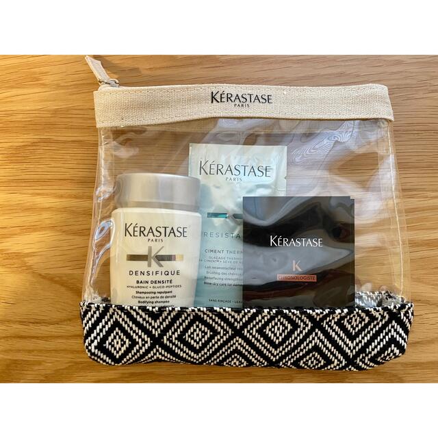 KERASTASE(ケラスターゼ)の☆★ ケラスターゼ ★☆  ポーチ&ハンドミラーセット　トラベル　サシェ コスメ/美容のヘアケア/スタイリング(ヘアケア)の商品写真