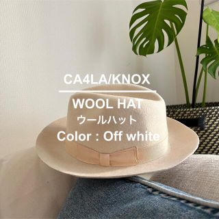 カシラ(CA4LA)のCA4LA/KNOX HAT/ウールハット/帽子(ハット)