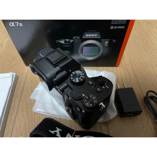 SONY(ソニー)のα7Ⅲ ボディ スマホ/家電/カメラのカメラ(ミラーレス一眼)の商品写真