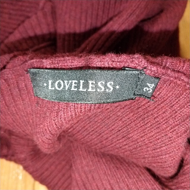 LOVELESS(ラブレス)のLOVELESS ラブレス ニットセーター タートルネック レディース レディースのトップス(ニット/セーター)の商品写真