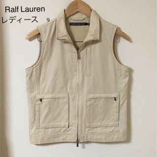 ラルフローレン(Ralph Lauren)のラルフローレン　ゴルフ　ベスト　ベージュ　レディース(ウエア)