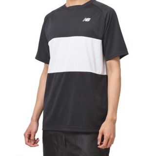 ニューバランス(New Balance)の新品未使用 ニューバランス カラーブロックTシャツ メンズ テニス 筋トレ(Tシャツ/カットソー(半袖/袖なし))