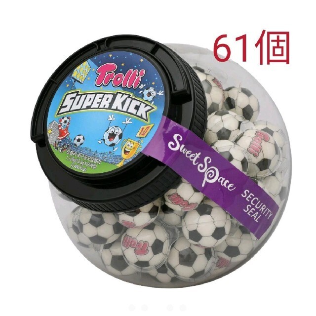 トローリサッカーグミ61個 fruut.pt
