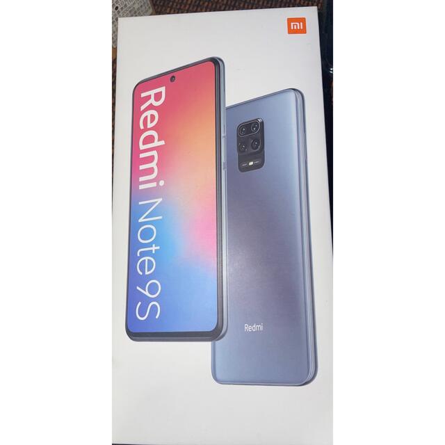 Redmi Note 9S  新品未開封　simフリー　ホワイト