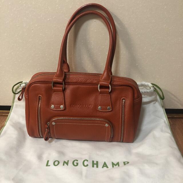 LONGCHAMPハンドバッグ ショルダーバッグ★ブラウン美品バッグ