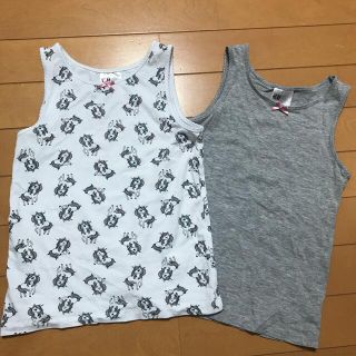 エイチアンドエム(H&M)のH&M＊タンクトップ2枚セット(下着)