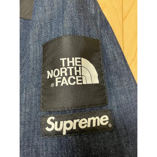 THE NORTH FACE(ザノースフェイス)のsupreme north face denim dot shot jacket メンズのジャケット/アウター(マウンテンパーカー)の商品写真