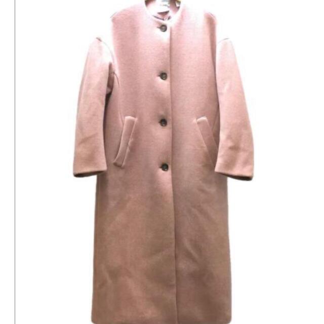 STUDIOUS(ステュディオス)のclane COLLORLESS WOOL COCOON COAT レディースのジャケット/アウター(ロングコート)の商品写真