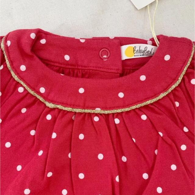 Boden(ボーデン)のmini boden ♡ ワンピース ドット ローズ ネズミ クリスマス キッズ/ベビー/マタニティのベビー服(~85cm)(ワンピース)の商品写真