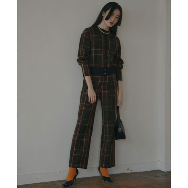 Ameri VINTAGE(アメリヴィンテージ)のCHEERFUL CHECK TOP & PANTS レディースのパンツ(カジュアルパンツ)の商品写真