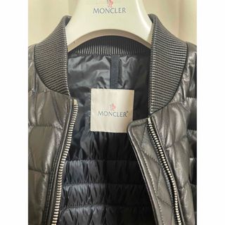 MONCLER - 新品 日本未入荷 モンクレール レザー ダウン モンクレー 