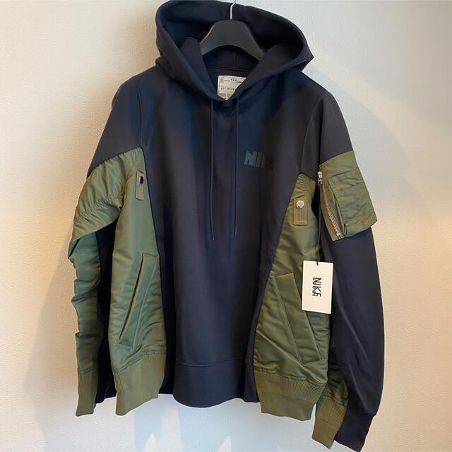 sacai - NIKE sacai MA-1 ジャケットパーカー新品未使用ネイビーカーキ