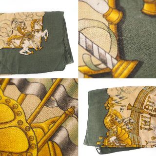 【極美品 レア】エルメス シルク カレ 90 スカーフ バンダナ 849