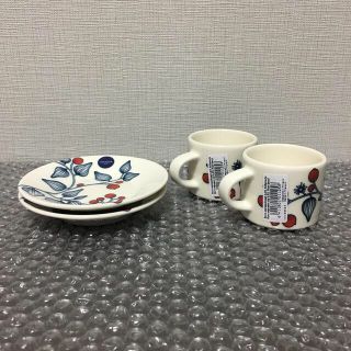 アラビア ルノ エスプレッソカップ&ソーサー フロストベリー 2客