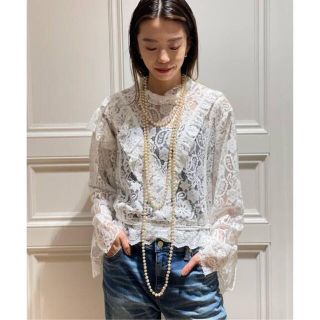 ドゥーズィエムクラス(DEUXIEME CLASSE)のMUSE STAND ALONE/スタンド アローン LACE TIE ブラウス(シャツ/ブラウス(長袖/七分))