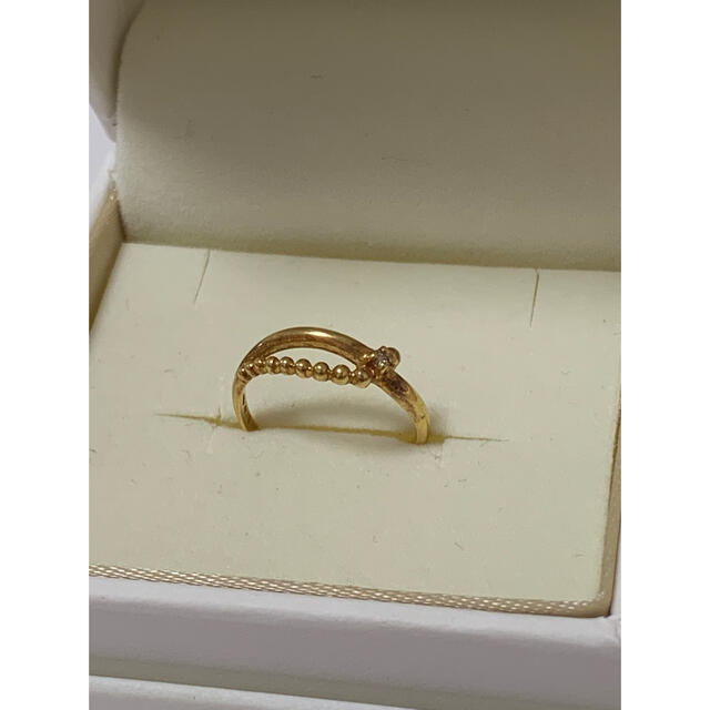 K18 ダイヤモンド リング 指輪 レディースのアクセサリー(リング(指輪))の商品写真